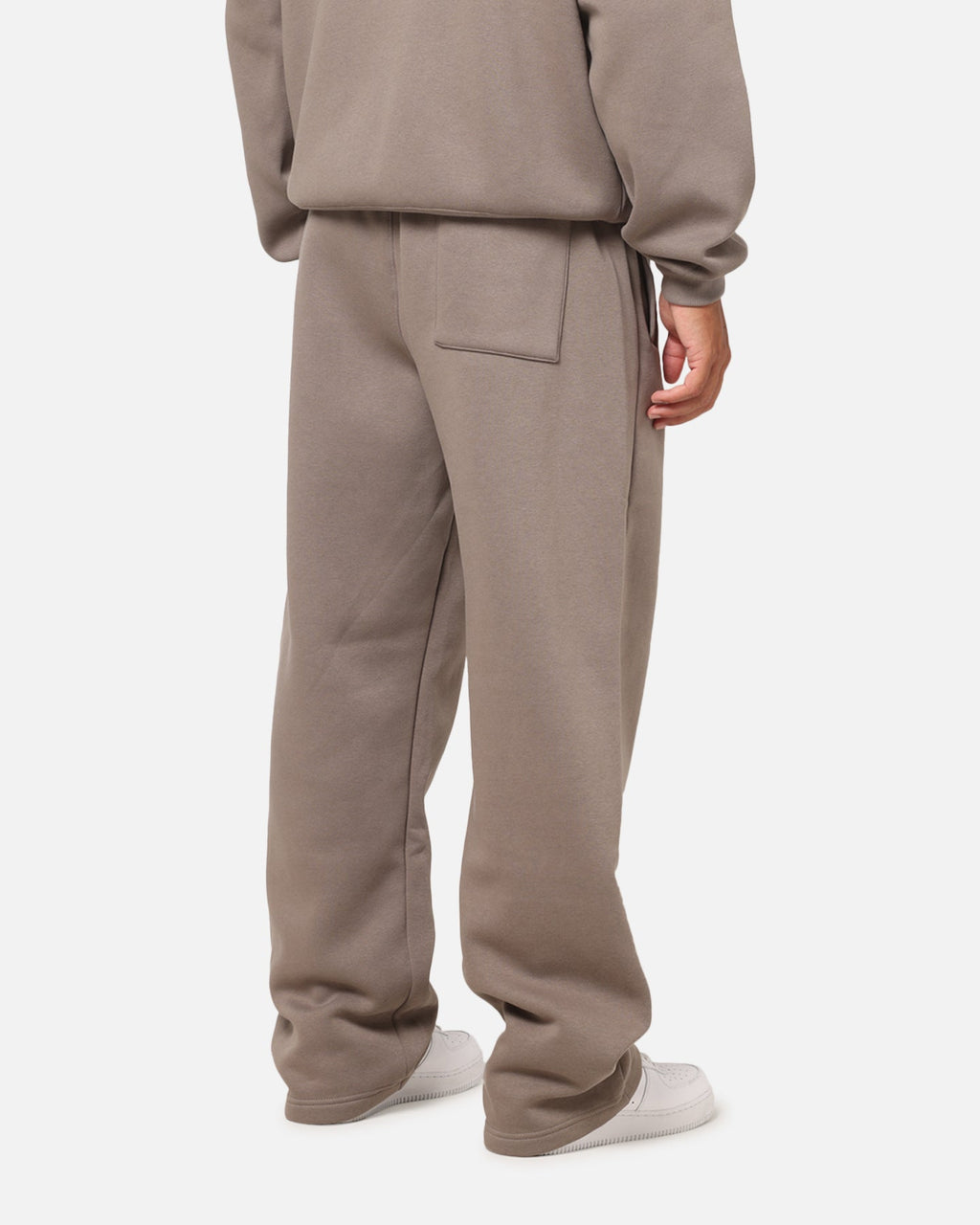HOT Products Jordan Jumpman Brooklyn Fleece Oversized Open-Hem Pants Olive Grey/Black