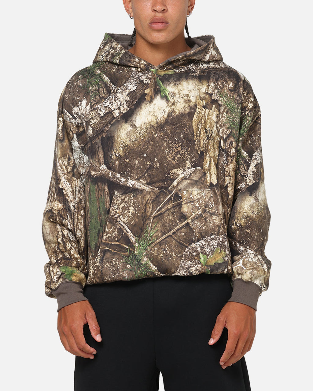 HOT Products Jordan Brooklyn Fleece Realtree Pullover Hoodie Medium Olive/Sail