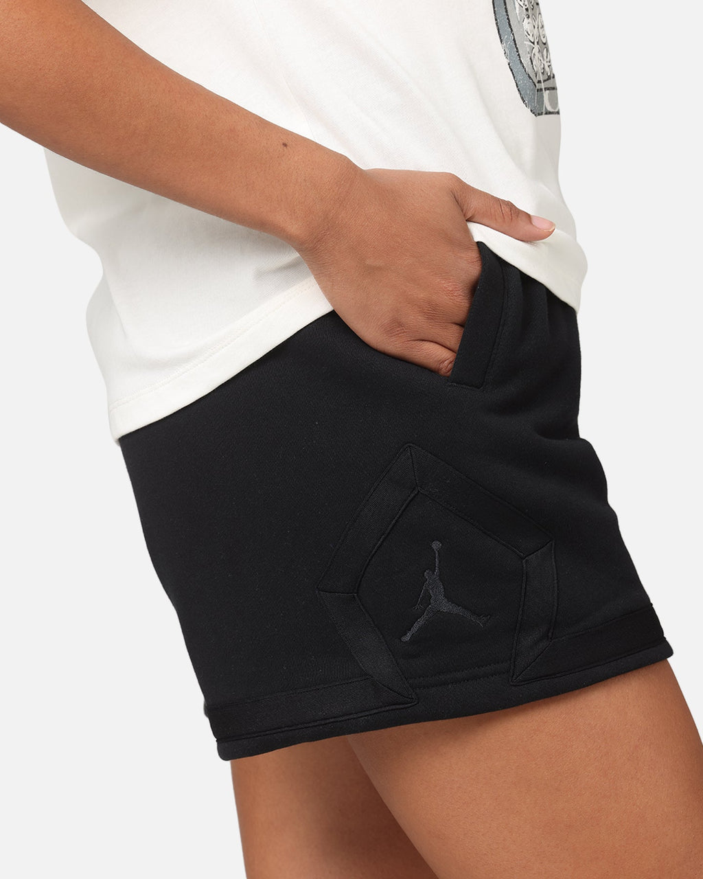HOT Products Jordan Women's Flight Fleece Diamond Shorts Midnight Navy