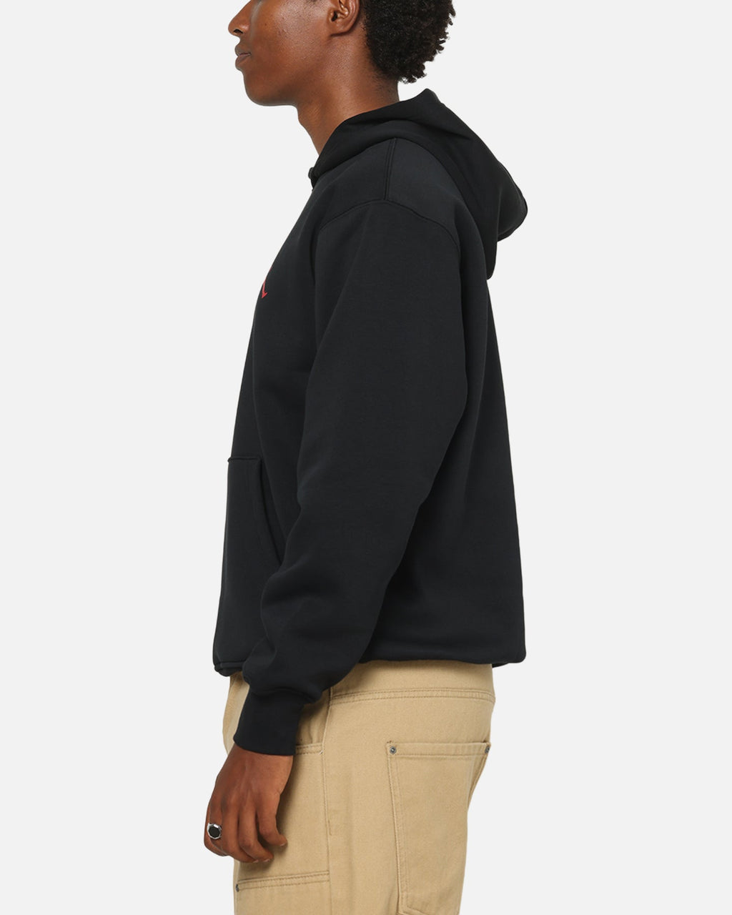 HOT Products Jordan Jumpman Fleece Pullover Hoodie Black/Red