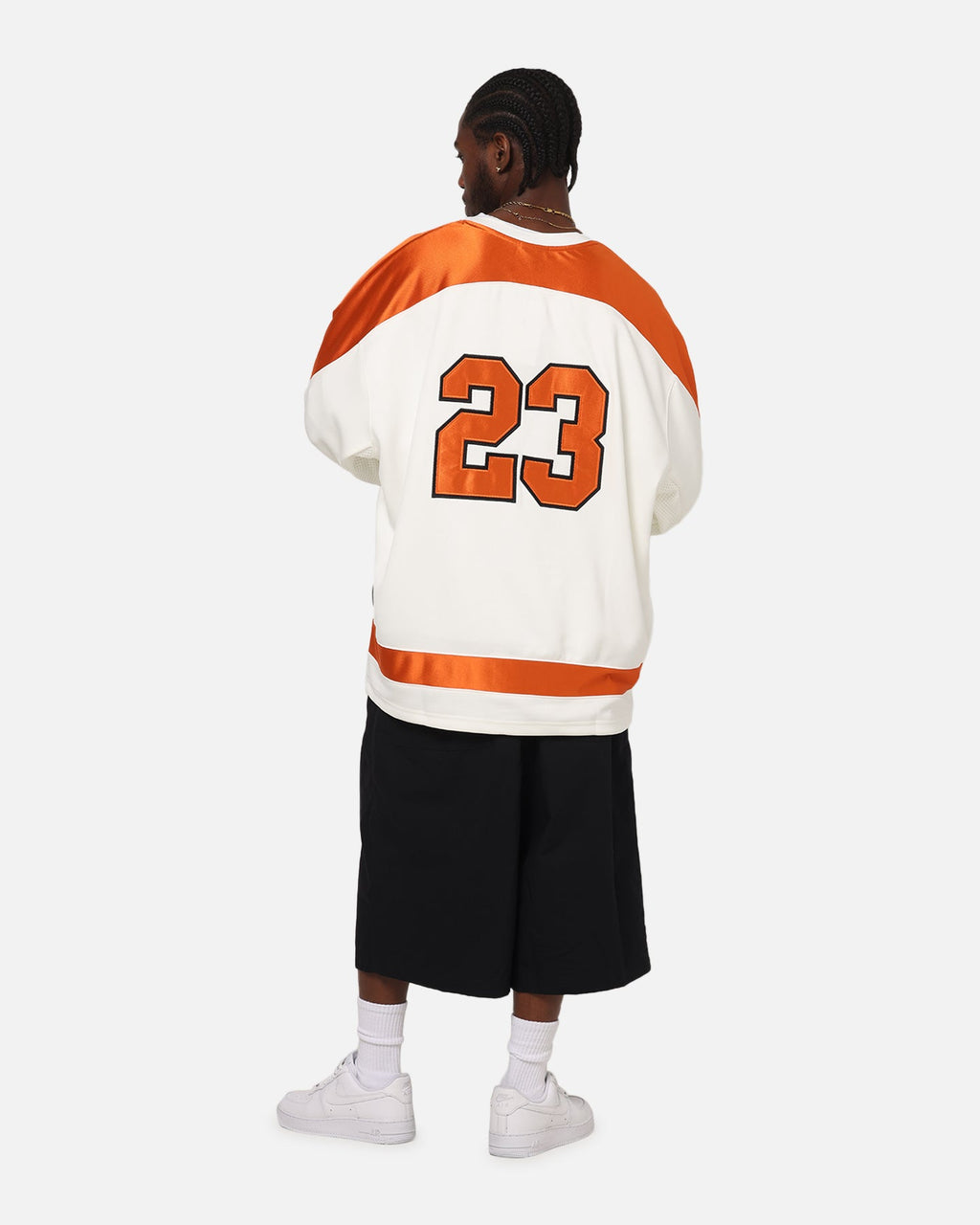 HOT Products Jordan Brooklyn Collegiate Hockey Jersey Sail/Starfish/Black