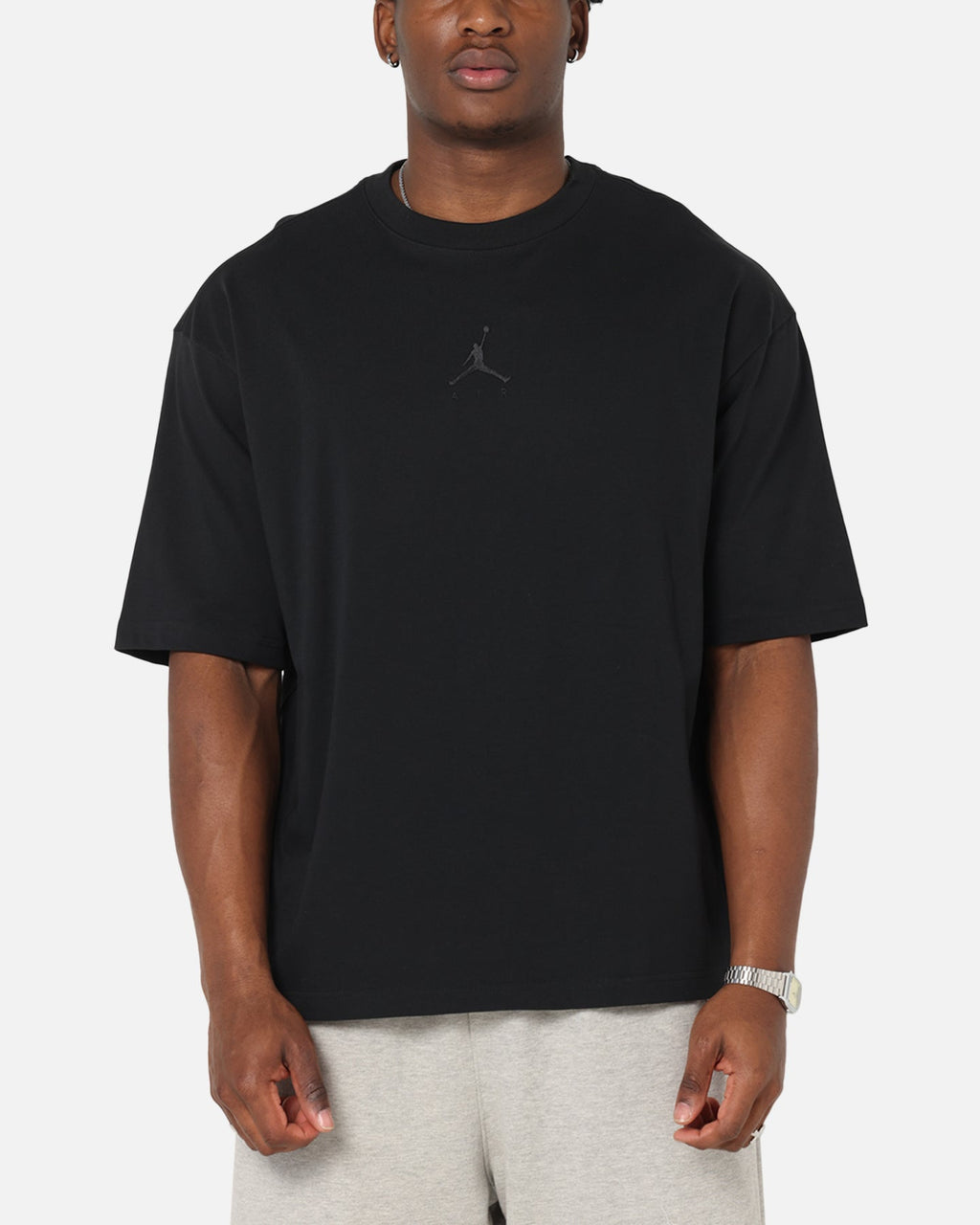 HOT Products Jordan Flight Essentials Oversized Crewneck T-Shirt Black/Black