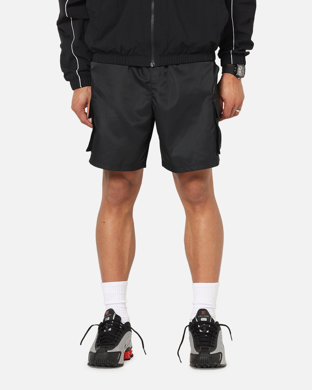 HOT Products Jordan Brooklyn Cargo Shorts Black/Iron Grey