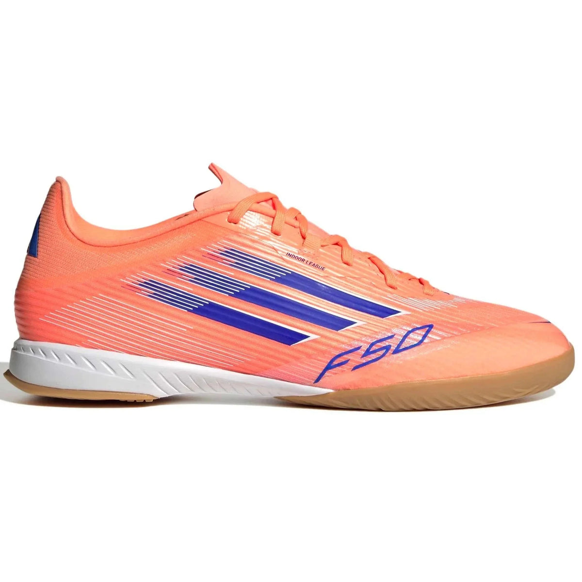 New Arrival adidas F50 League Indoor Soccer Shoes - Coral Blaze Pack (FA25)