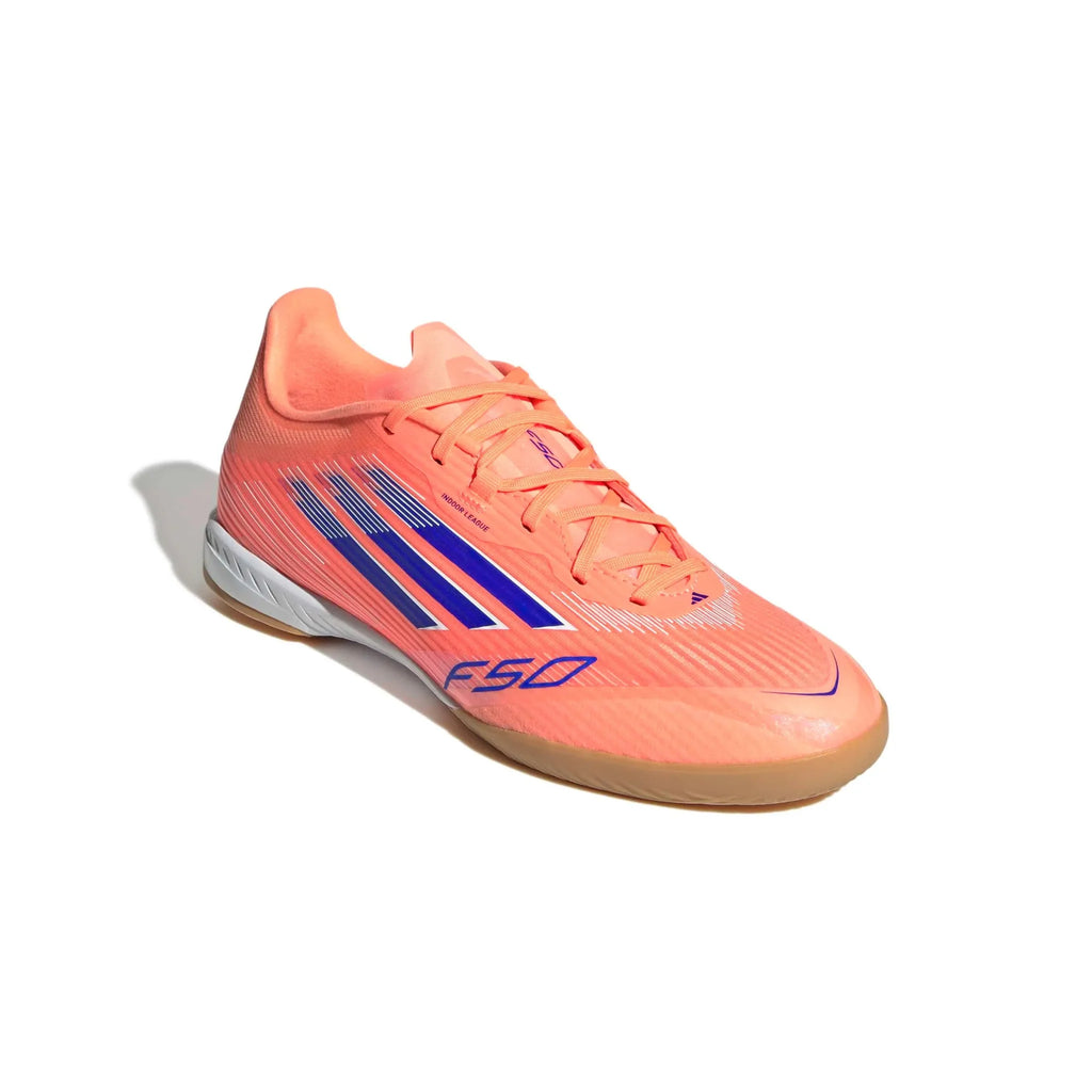 New Arrival adidas F50 League Indoor Soccer Shoes - Coral Blaze Pack (FA25)