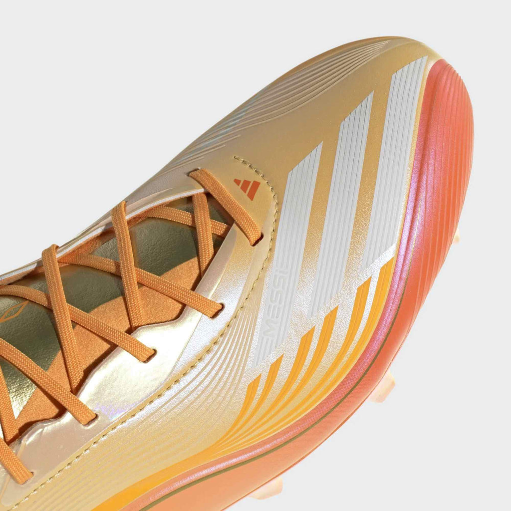New Arrival adidas F50 Messi Elite Firm Ground Soccer Cleats - Messi Hora Dorada Pack (SP26)