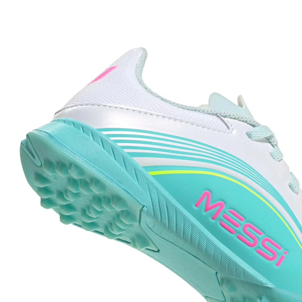 New Arrival adidas JR F50 Messi League Turf Soccer Shoes - Messi Aurora Radiante Pack (SP26)