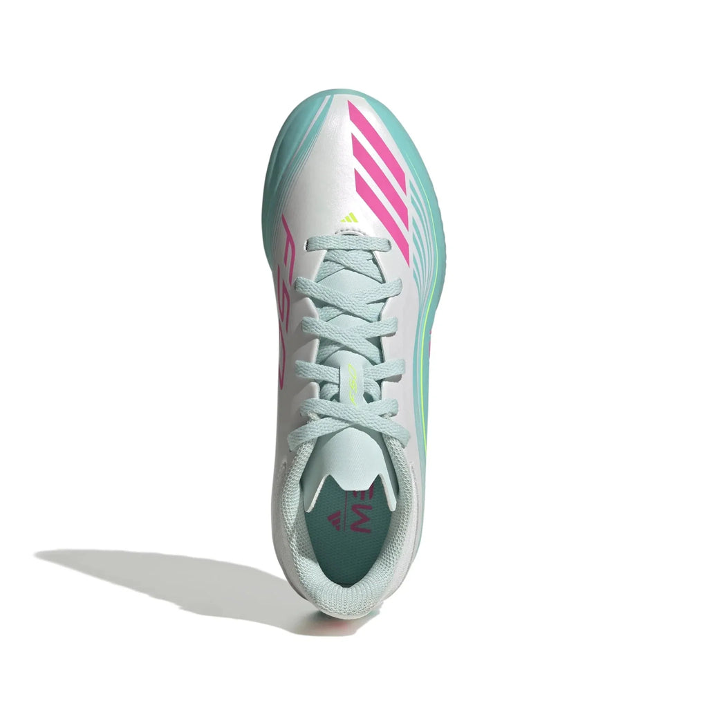 New Arrival adidas JR F50 Messi League Turf Soccer Shoes - Messi Aurora Radiante Pack (SP26)