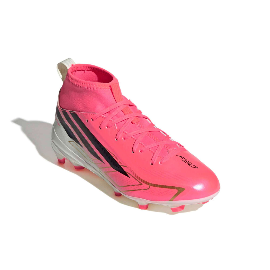 New Arrival adidas Junior F50 Hyperfast League Mid Firm Ground Soccer Cleats - Road To Glory Pack (SP26)