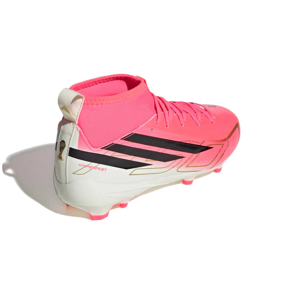 New Arrival adidas Junior F50 Hyperfast League Mid Firm Ground Soccer Cleats - Road To Glory Pack (SP26)