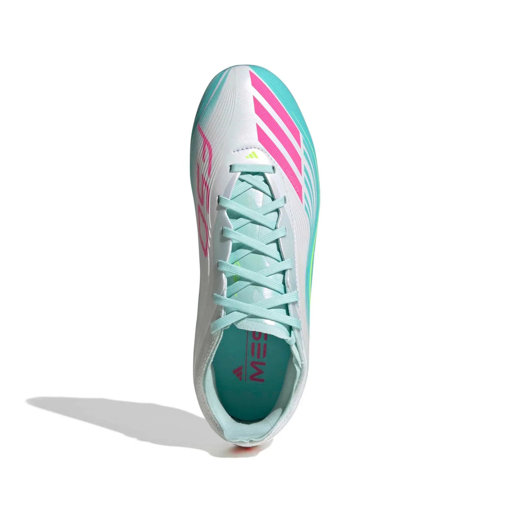 New Arrival adidas Junior F50 Messi Elite Firm Ground Soccer Cleats - Messi Aurora Radiante Pack (SP26)