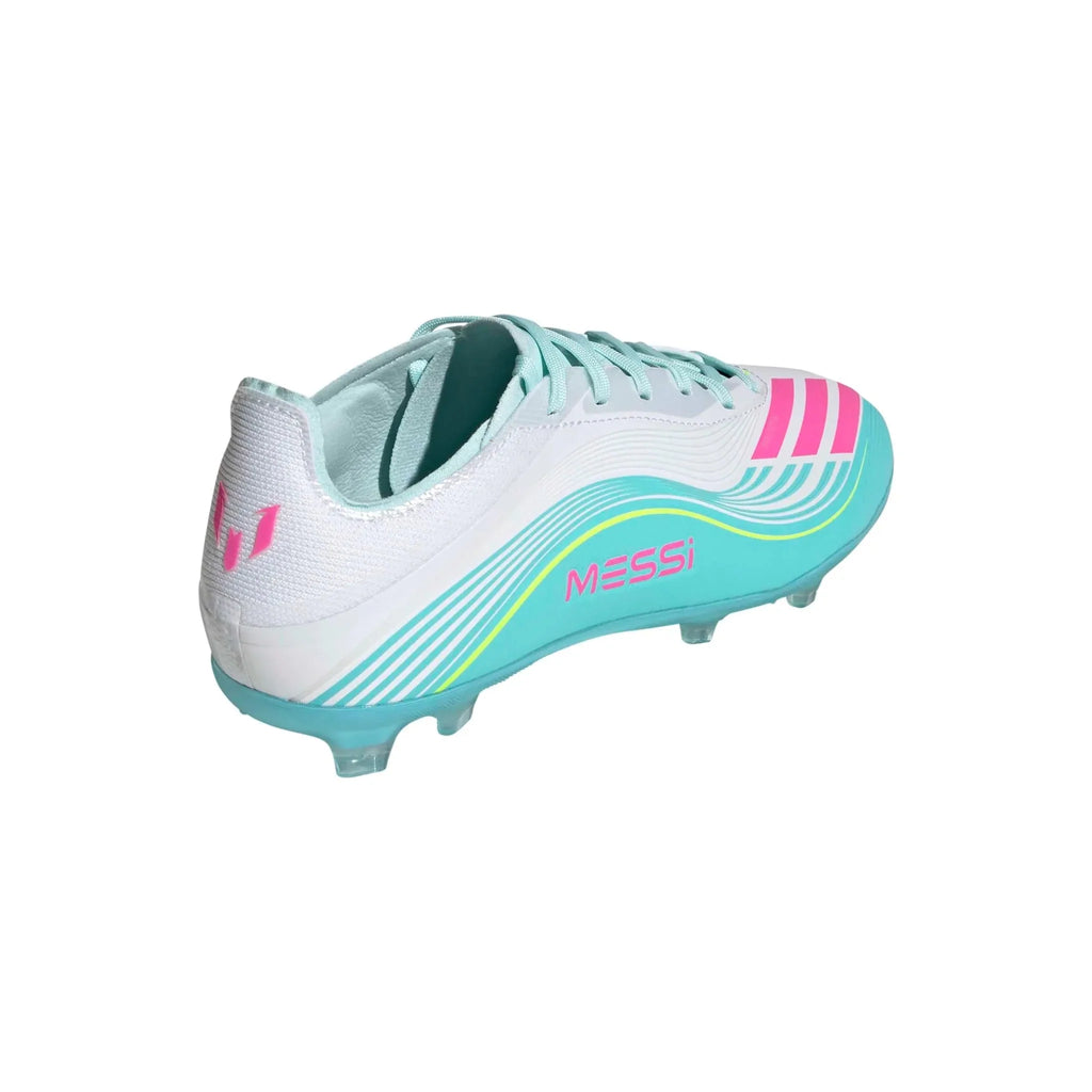 New Arrival adidas Junior F50 Messi Elite Firm Ground Soccer Cleats - Messi Aurora Radiante Pack (SP26)