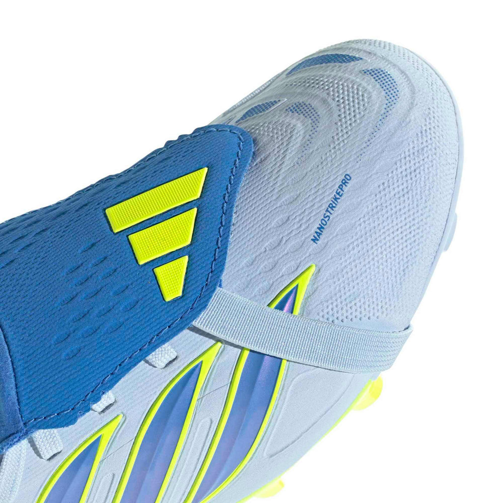 New Arrival adidas Junior Predator Elite Fold-Over Tongue Firm Ground Soccer Cleats - Ice Cold Precision Pack (SP26)