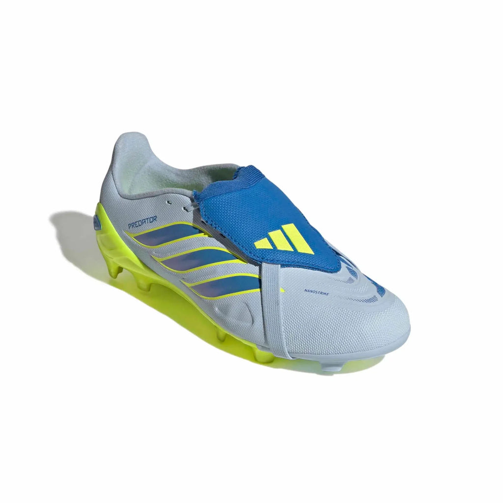 New Arrival adidas Junior Predator League Fold-Over Tongue Firm Ground Soccer Cleats - Ice Cold Precision Pack (SP26)