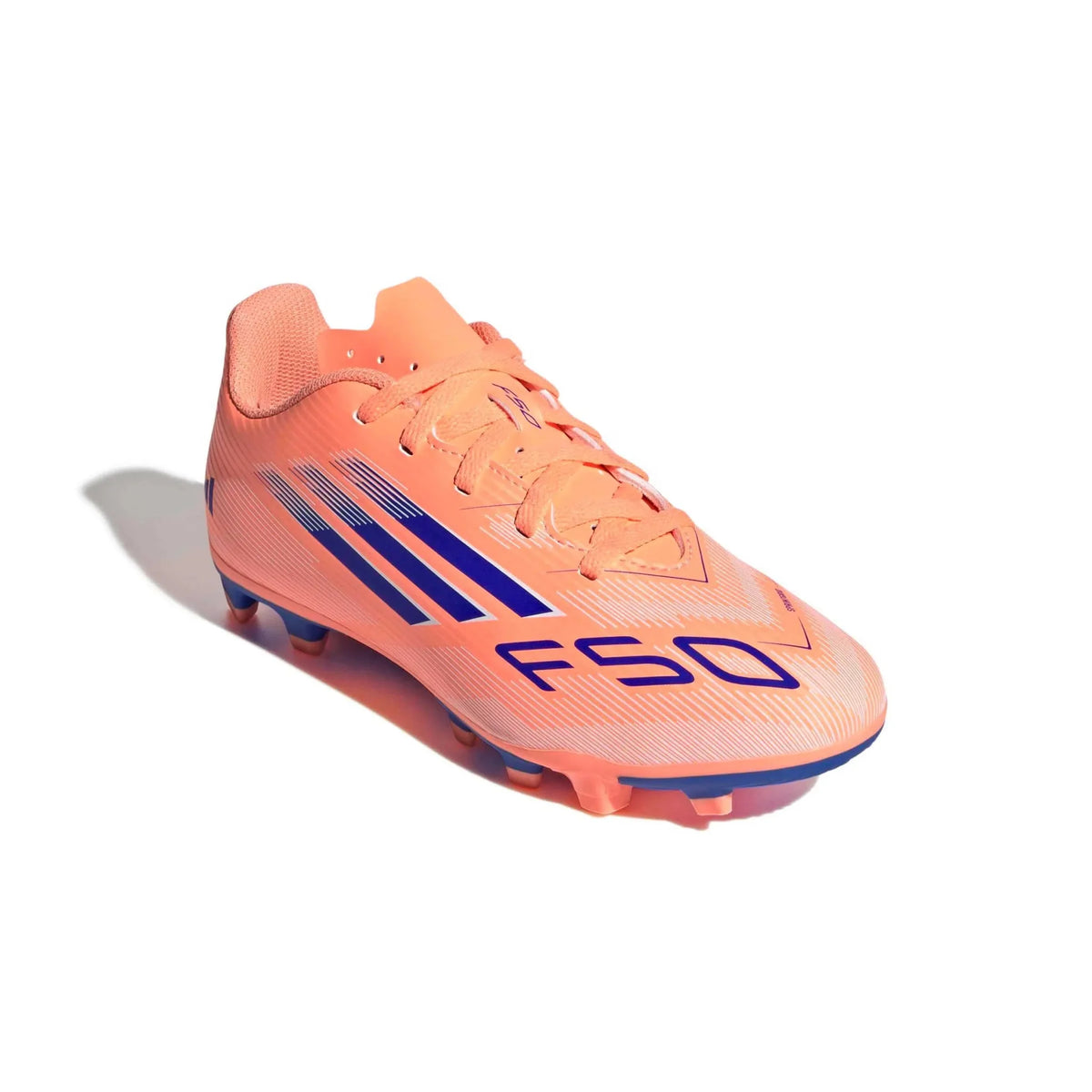 New Arrival adidas Kids F50 Club Firm/Multi Ground Soccer Cleats - Coral Blaze Pack (FA25)