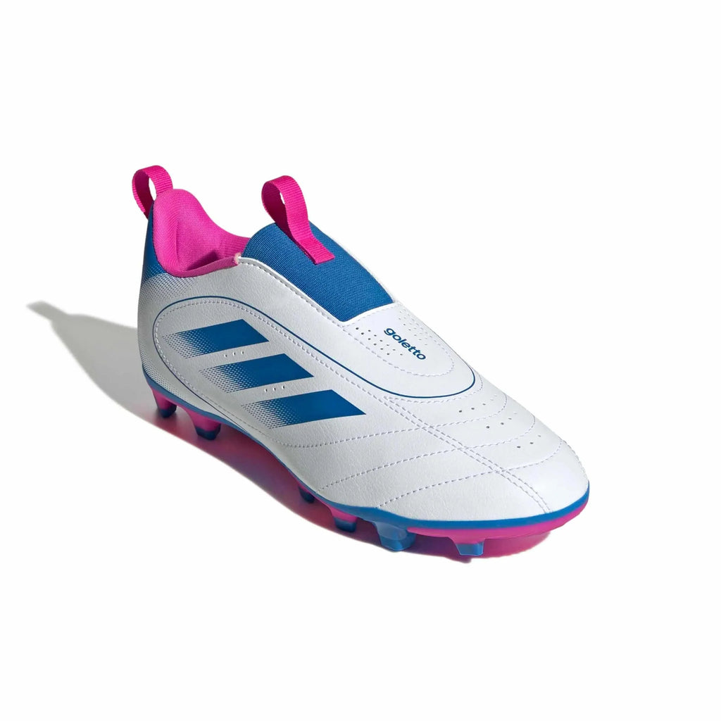 New Arrival adidas Kid's Goletto IX Laceless Firm/Multi Ground Soccer Cleats