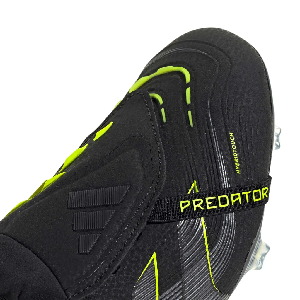 New Arrival adidas Predator Elite Fold-Over Tongue Firm Ground Soccer Cleats - Electric Stealth Pack (FA25)