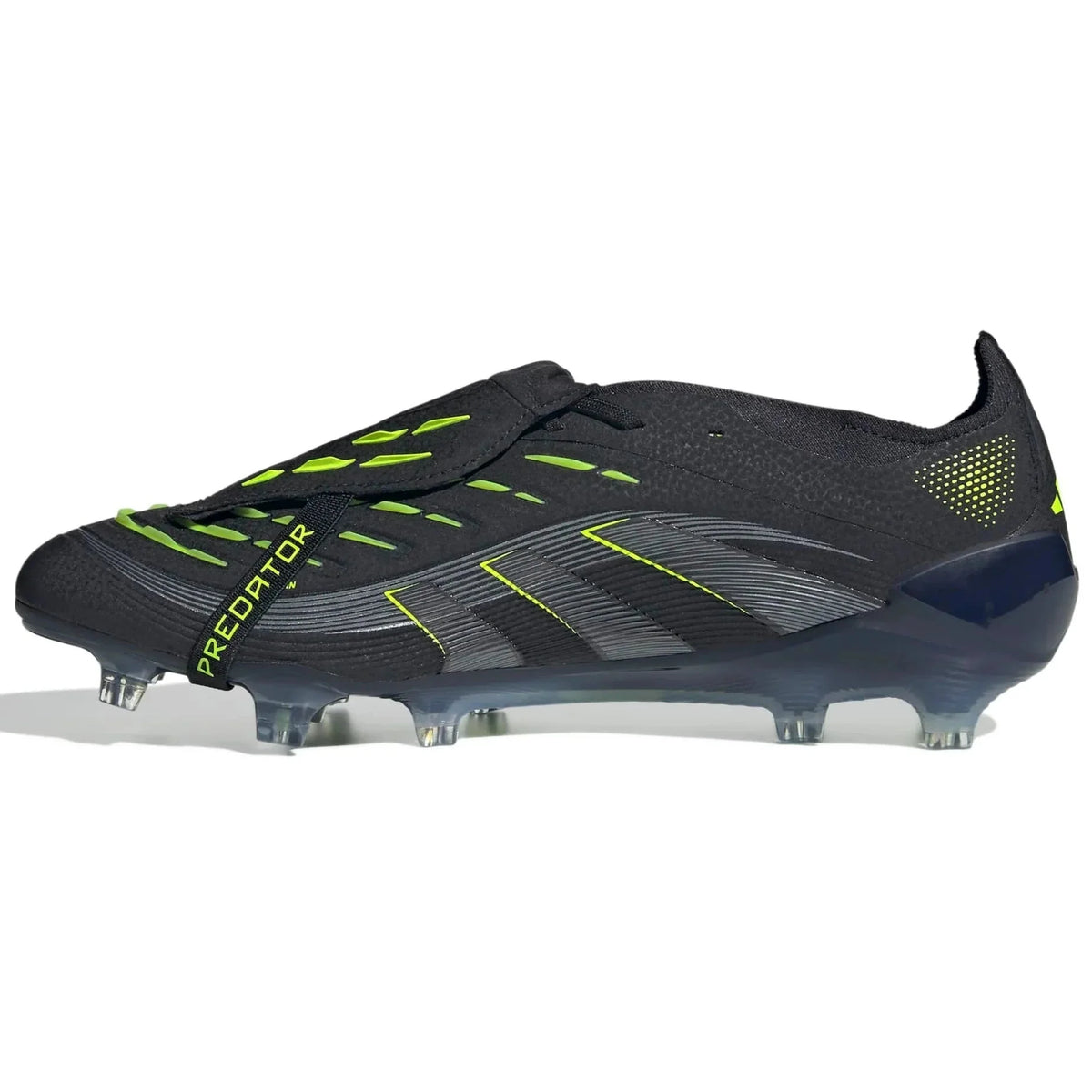 New Arrival adidas Predator Elite Fold-Over Tongue Firm Ground Soccer Cleats - Electric Stealth Pack (FA25)