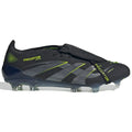 New Arrival adidas Predator Elite Fold-Over Tongue Firm Ground Soccer Cleats - Electric Stealth Pack (FA25)