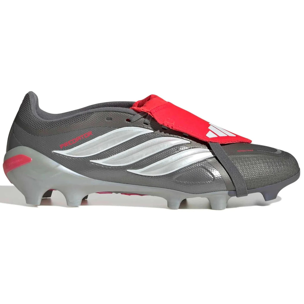 New Arrival adidas Predator League Fold-Over Tongue Firm Ground Soccer Cleats - Finishers Steel Pack (SP26)