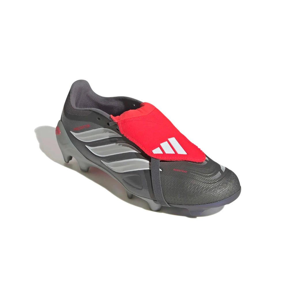 New Arrival adidas Predator League Fold-Over Tongue Firm Ground Soccer Cleats - Finishers Steel Pack (SP26)