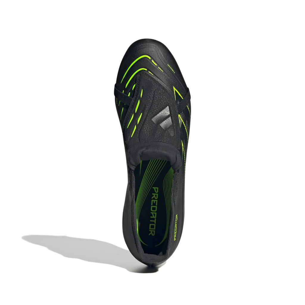 New Arrival adidas Predator League Fold-Over Tongue Firm/Multi Ground Soccer Cleats - Electric Stealth Pack (FA25)