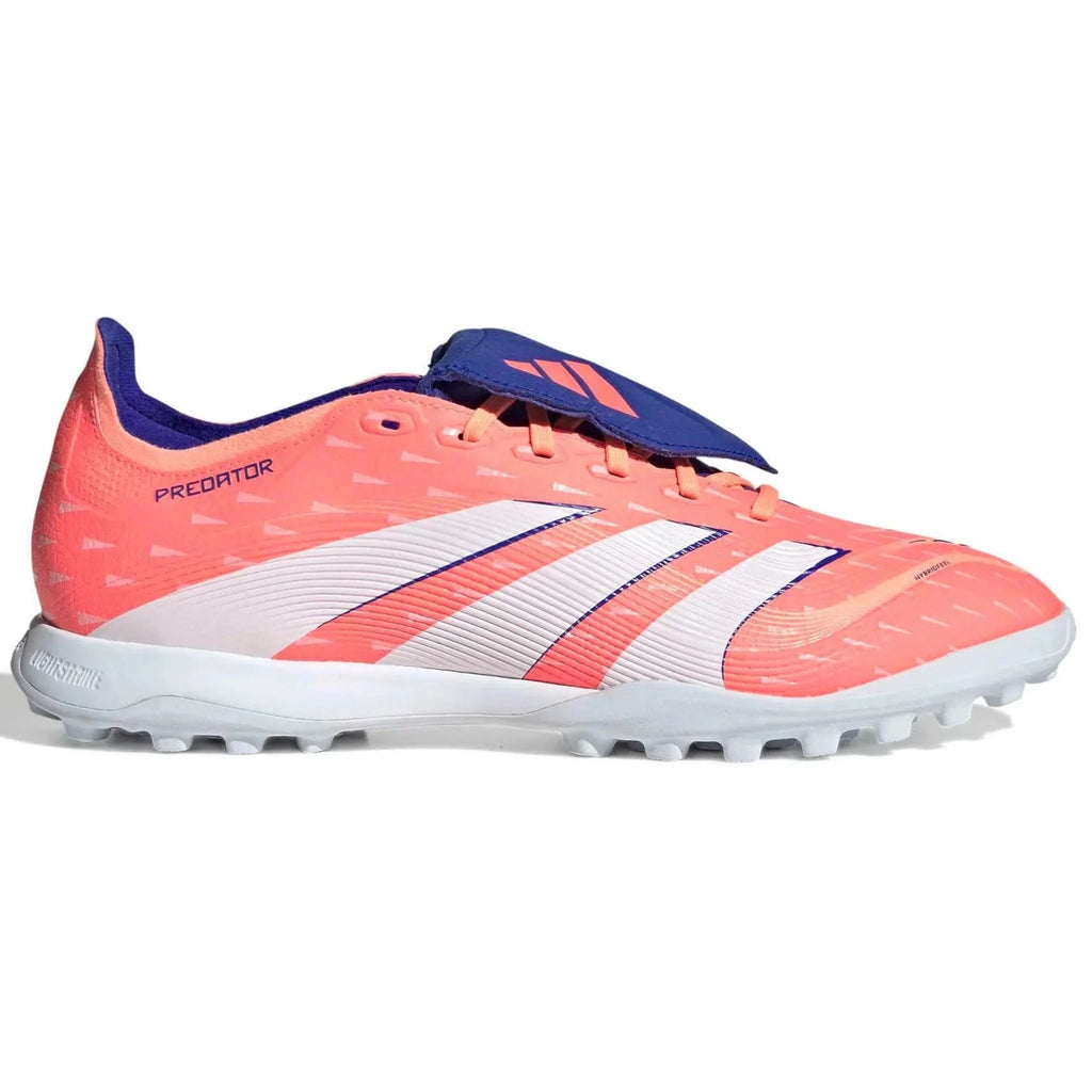 New Arrival adidas Predator League Fold-Over Tongue Turf Soccer Shoes - Coral Blaze Pack (FA25)