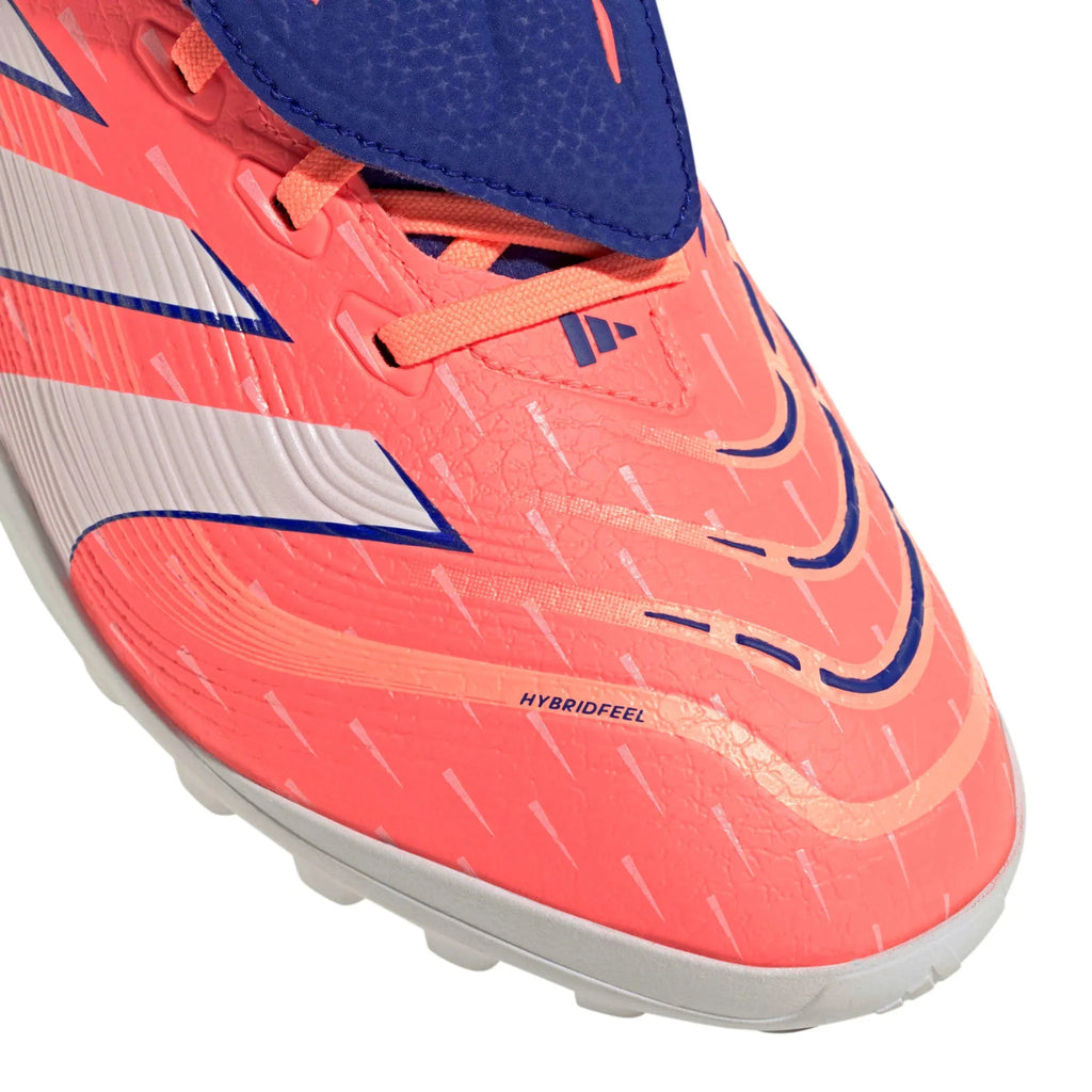 New Arrival adidas Predator League Fold-Over Tongue Turf Soccer Shoes - Coral Blaze Pack (FA25)