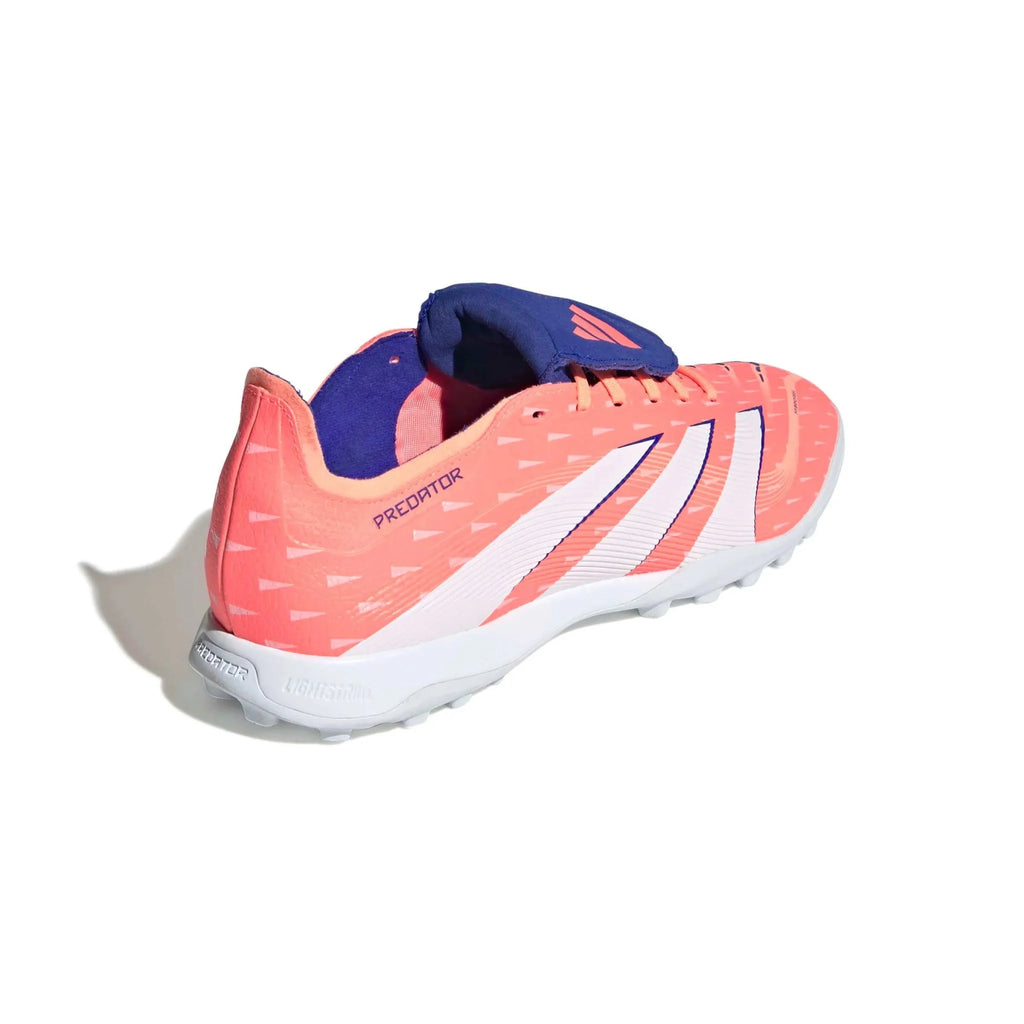 New Arrival adidas Predator League Fold-Over Tongue Turf Soccer Shoes - Coral Blaze Pack (FA25)