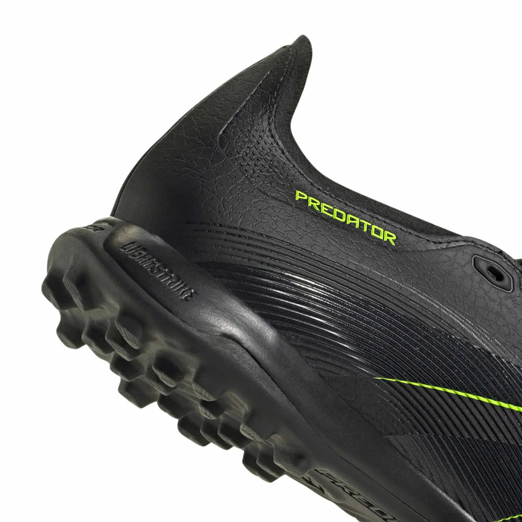 New Arrival adidas Predator League Fold-Over Tongue Turf Soccer Shoes - Electric Stealth Pack (FA25)