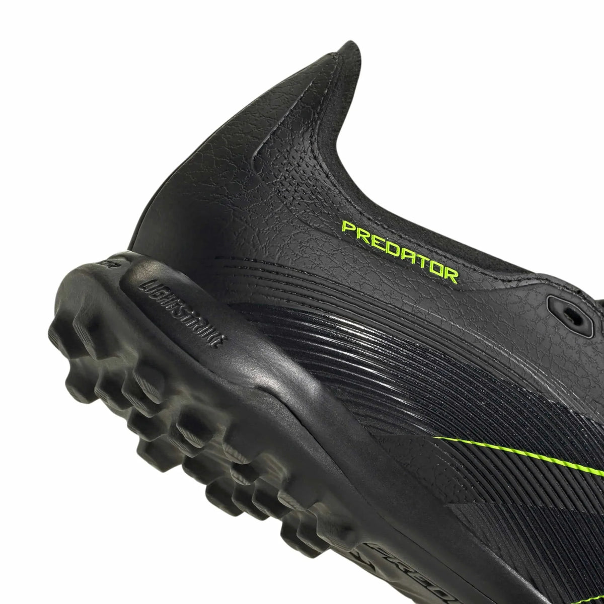 New Arrival adidas Predator League Fold-Over Tongue Turf Soccer Shoes - Electric Stealth Pack (FA25)