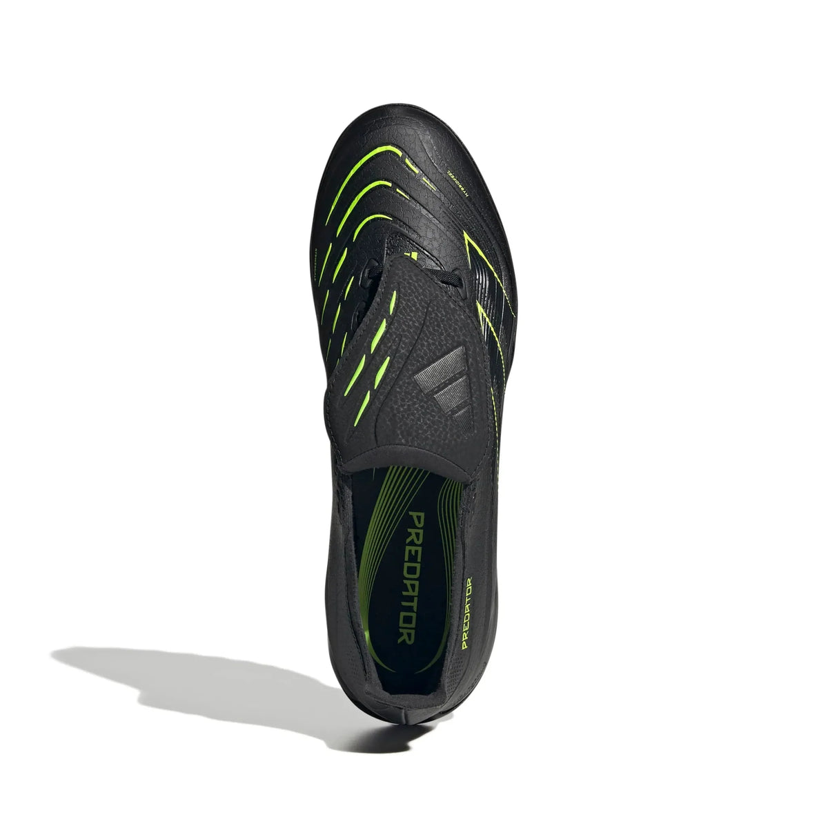 New Arrival adidas Predator League Fold-Over Tongue Turf Soccer Shoes - Electric Stealth Pack (FA25)