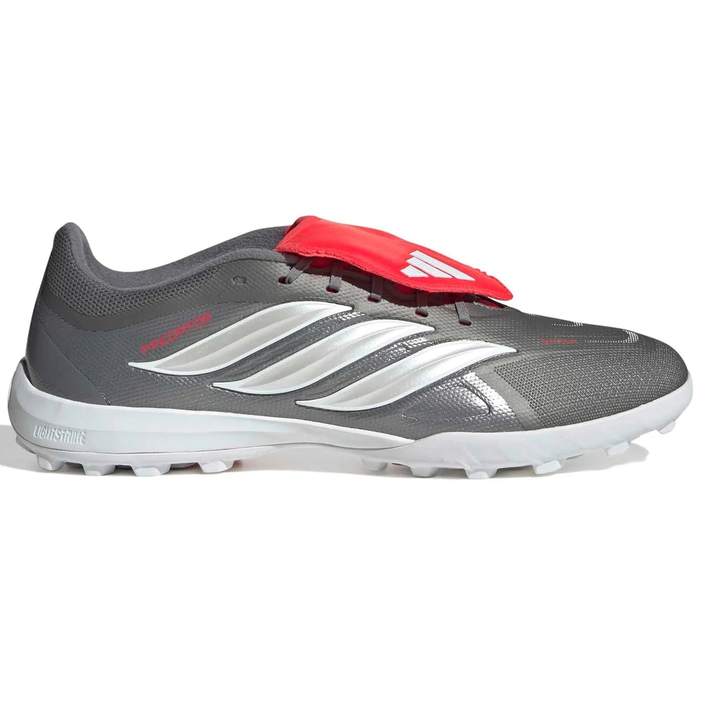 New Arrival adidas Predator League Fold-Over Tongue Turf Soccer Shoes - Finishers Steel Pack (SP26)