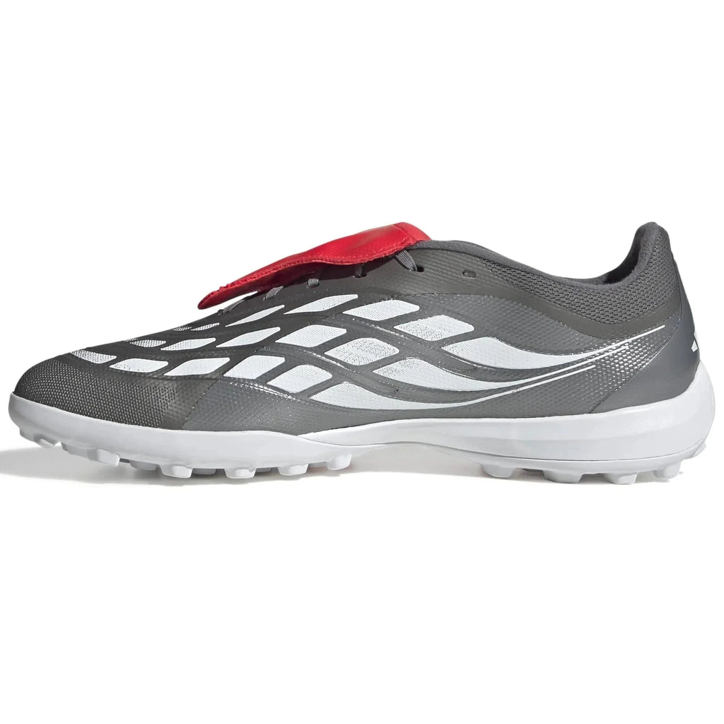 New Arrival adidas Predator League Fold-Over Tongue Turf Soccer Shoes - Finishers Steel Pack (SP26)
