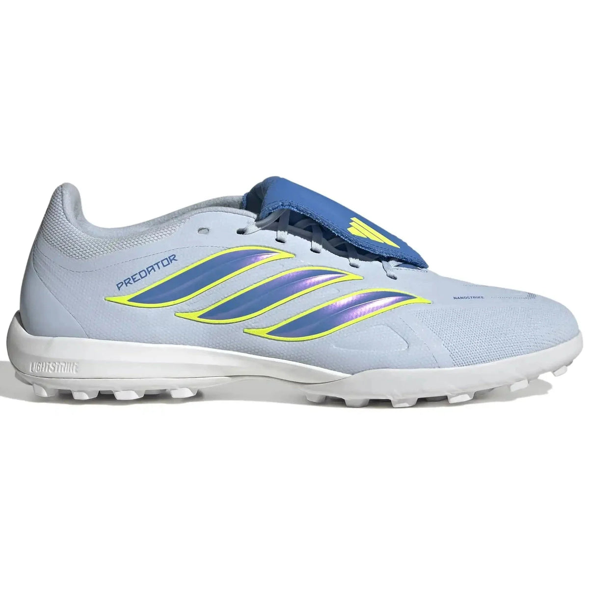 New Arrival adidas Predator League Fold-Over Tongue Turf Soccer Shoes - Ice Cold Precision Pack (SP26)