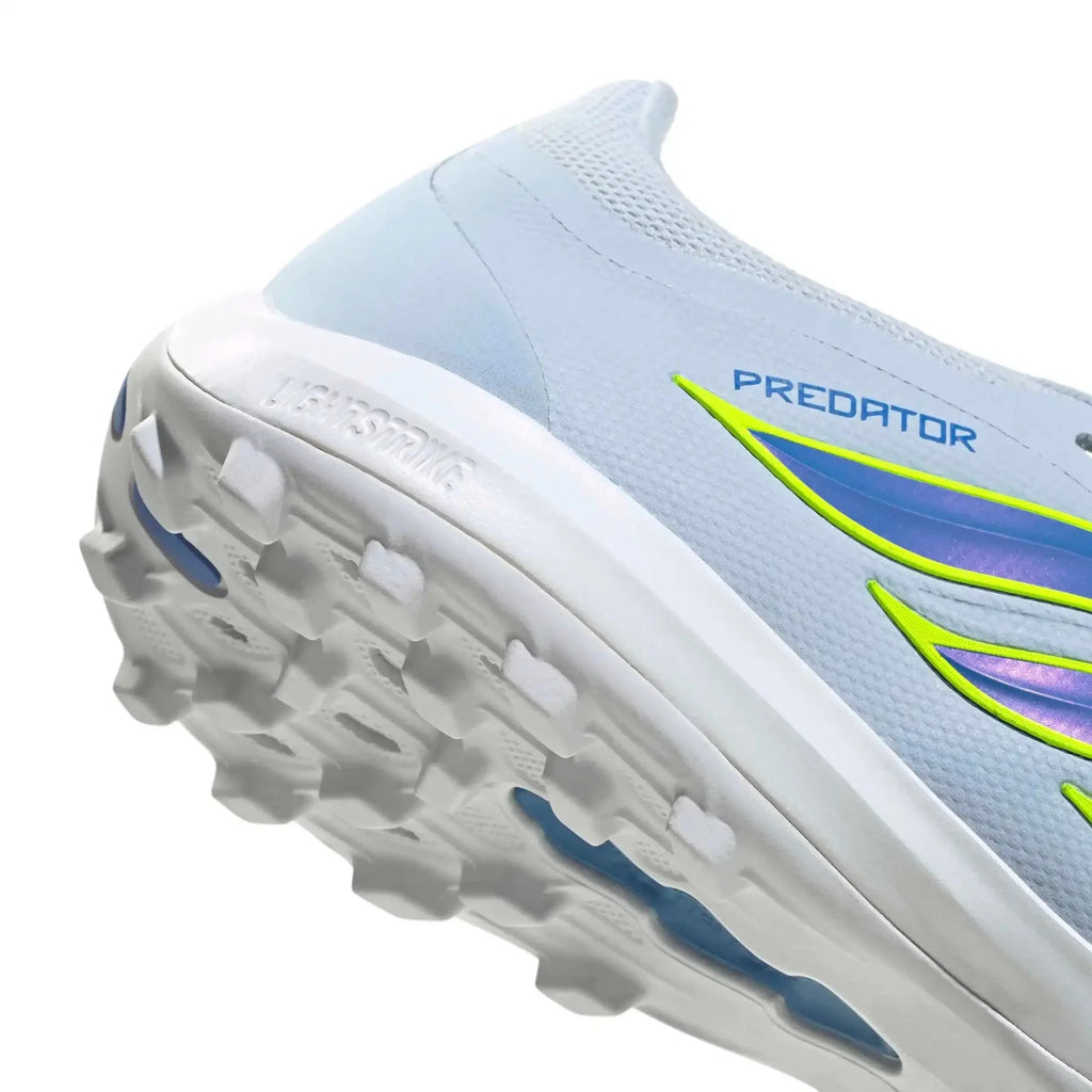 New Arrival adidas Predator League Fold-Over Tongue Turf Soccer Shoes - Ice Cold Precision Pack (SP26)
