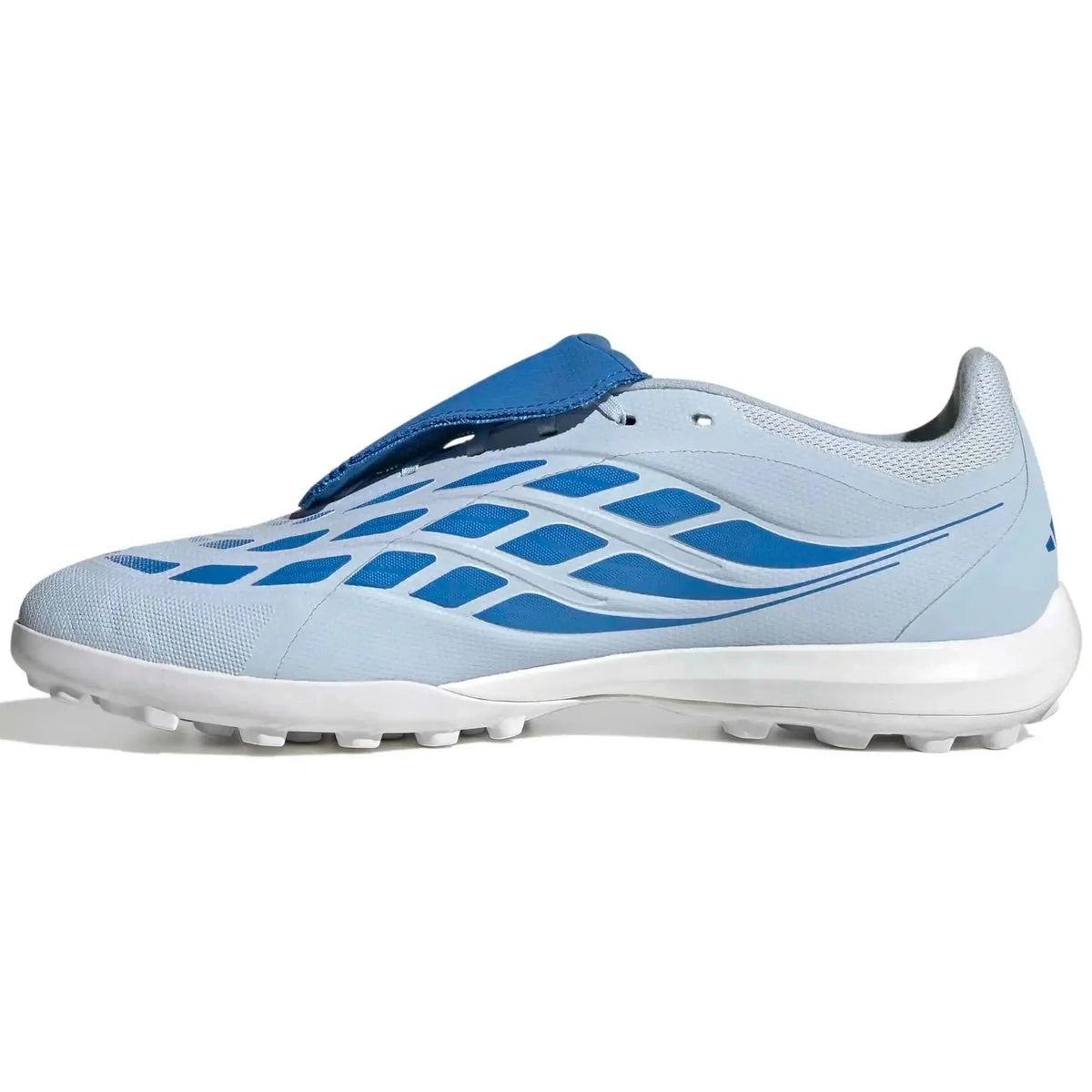 New Arrival adidas Predator League Fold-Over Tongue Turf Soccer Shoes - Ice Cold Precision Pack (SP26)