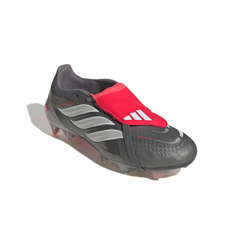 New Arrival adidas Predator Pro Fold-Over Tongue Firm Ground Soccer Cleats - Finishers Steel Pack (SP26)