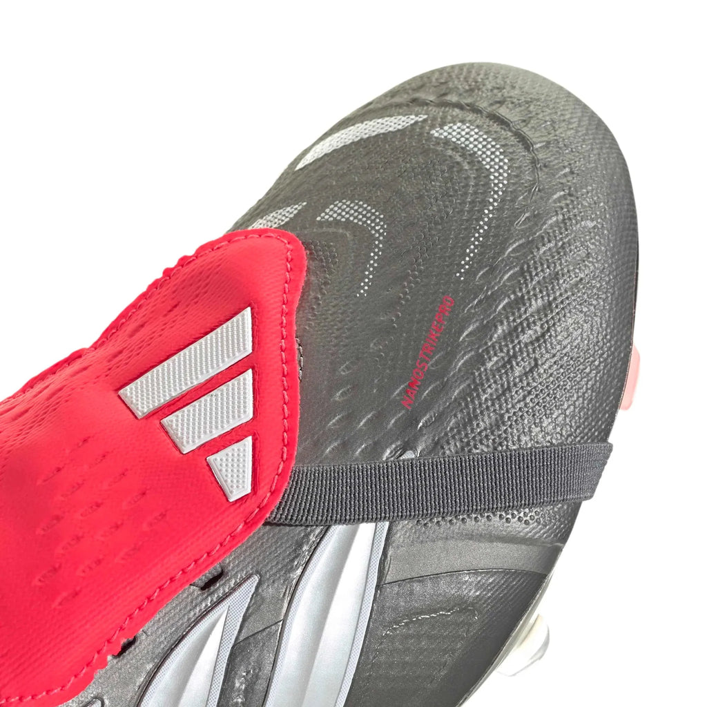 New Arrival adidas Predator Pro Fold-Over Tongue Firm Ground Soccer Cleats - Finishers Steel Pack (SP26)