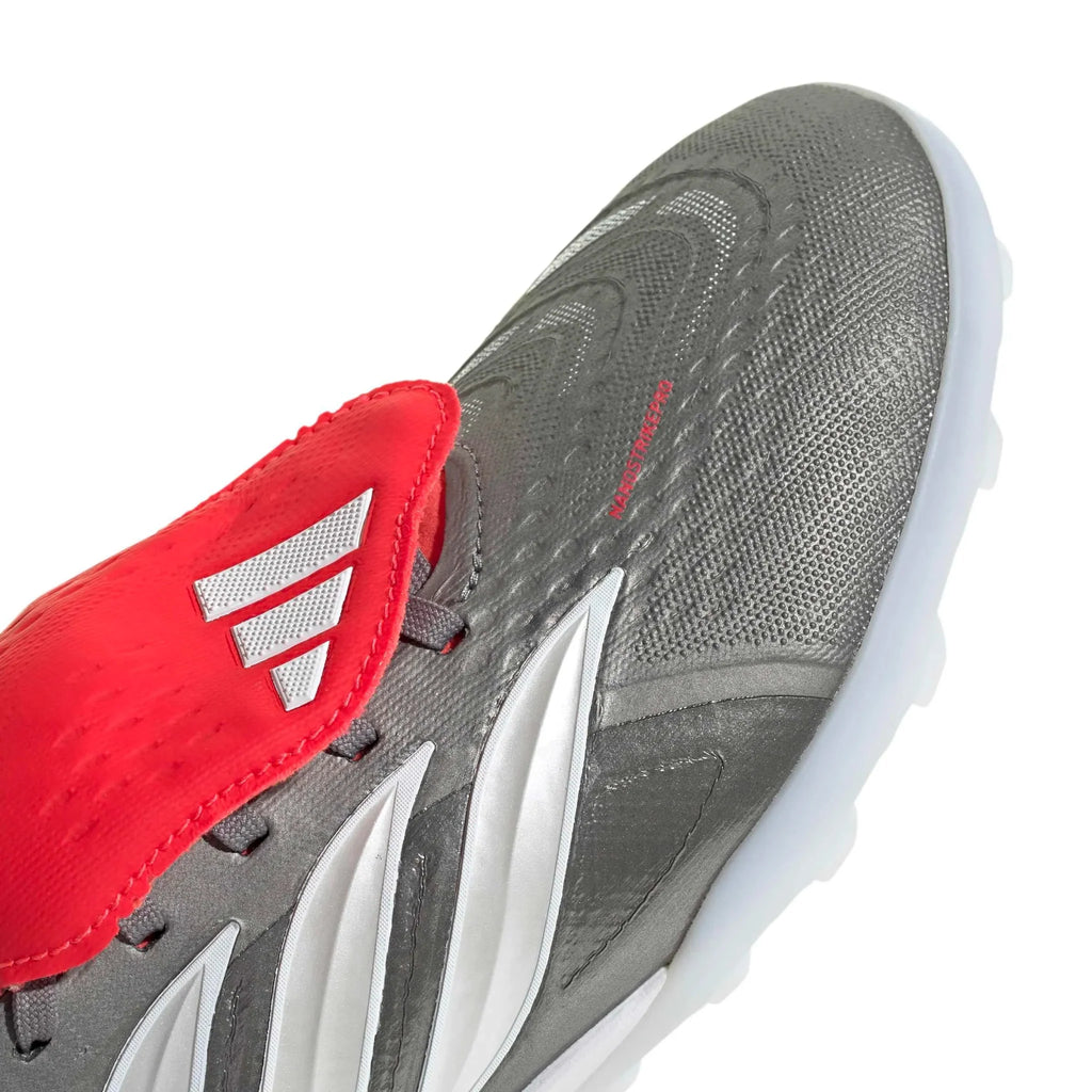 New Arrival adidas Predator Pro Fold-Over Tongue Turf Soccer Shoes - Finishers Steel Pack (SP26)