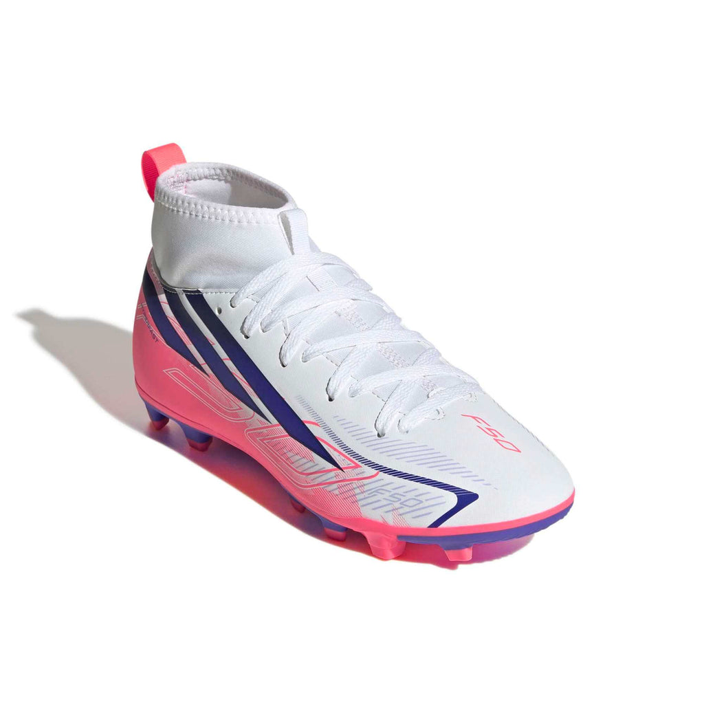 New Arrival adidas Junior F50 Hyperfast Club Mid Firm/Multi Ground Soccer Cleats - Chaos Vs Control Pack (FA26)