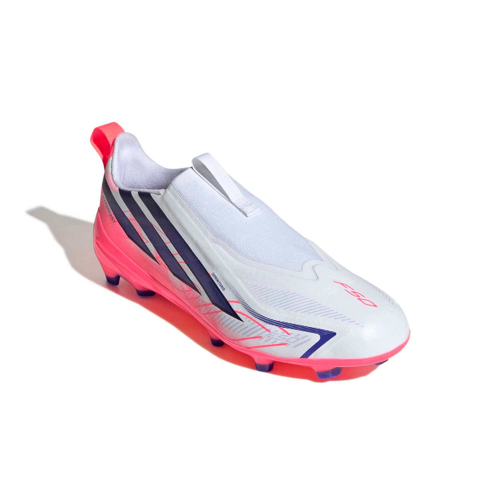 New Arrival adidas Junior F50 Hyperfast League Laceless Firm Ground Soccer Cleats - Chaos Vs Control Pack (FA26)