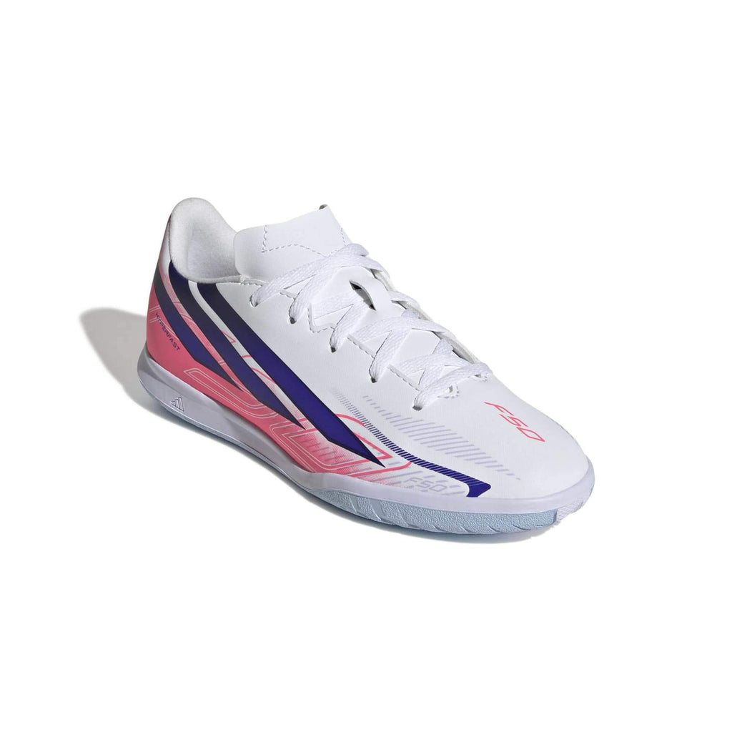 New Arrival adidas Kids F50 Hyperfast Club Indoor Soccer Shoes - Chaos Vs Control Pack (FA26)