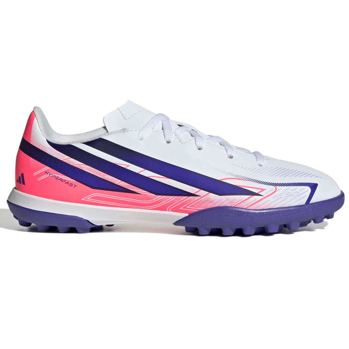 New Arrival adidas Kids F50 Hyperfast Club Turf Soccer Shoes - Chaos Vs Control Pack (FA26)