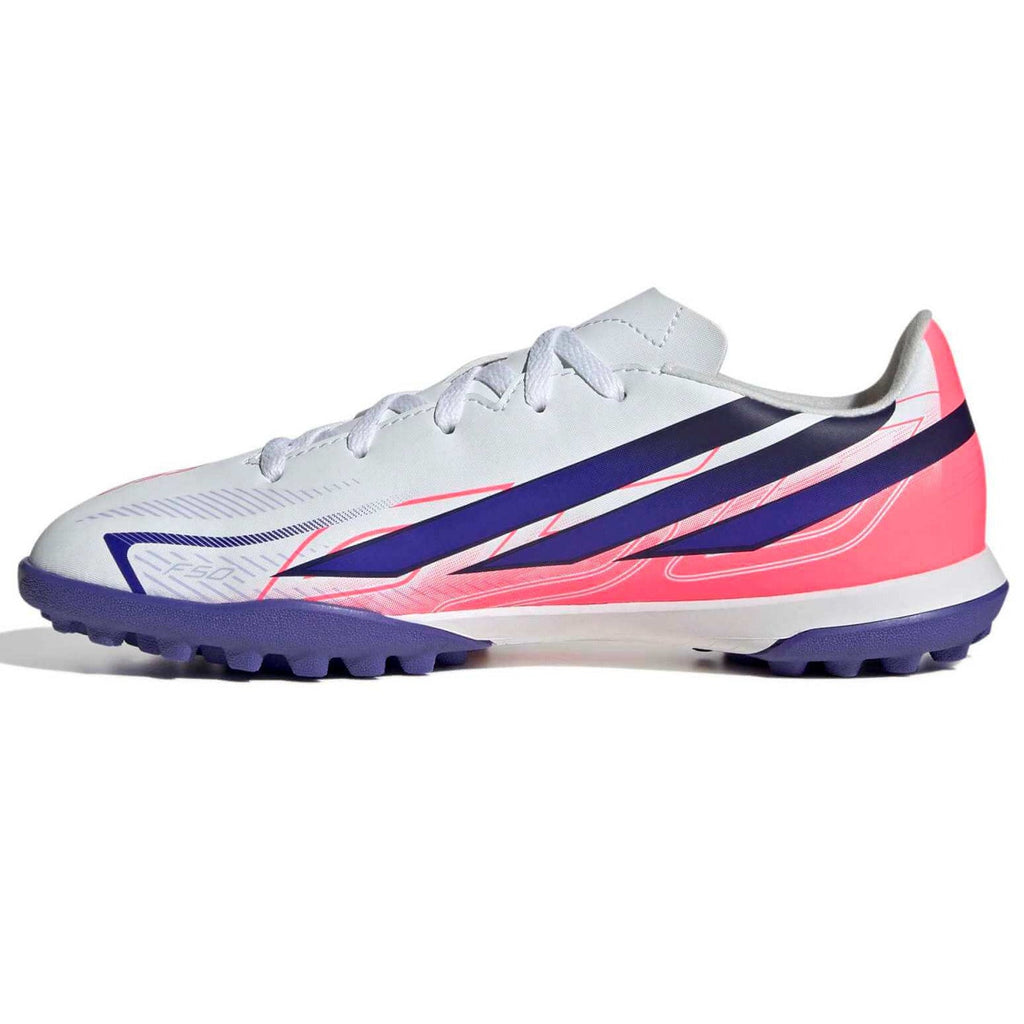 New Arrival adidas Kids F50 Hyperfast Club Turf Soccer Shoes - Chaos Vs Control Pack (FA26)