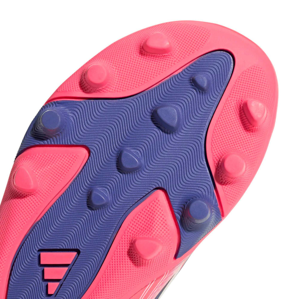 New Arrival adidas Kids' F50 Hyperfast Club Velcro Firm/Multi Ground Soccer Cleats - Chaos Vs Control (FA26)