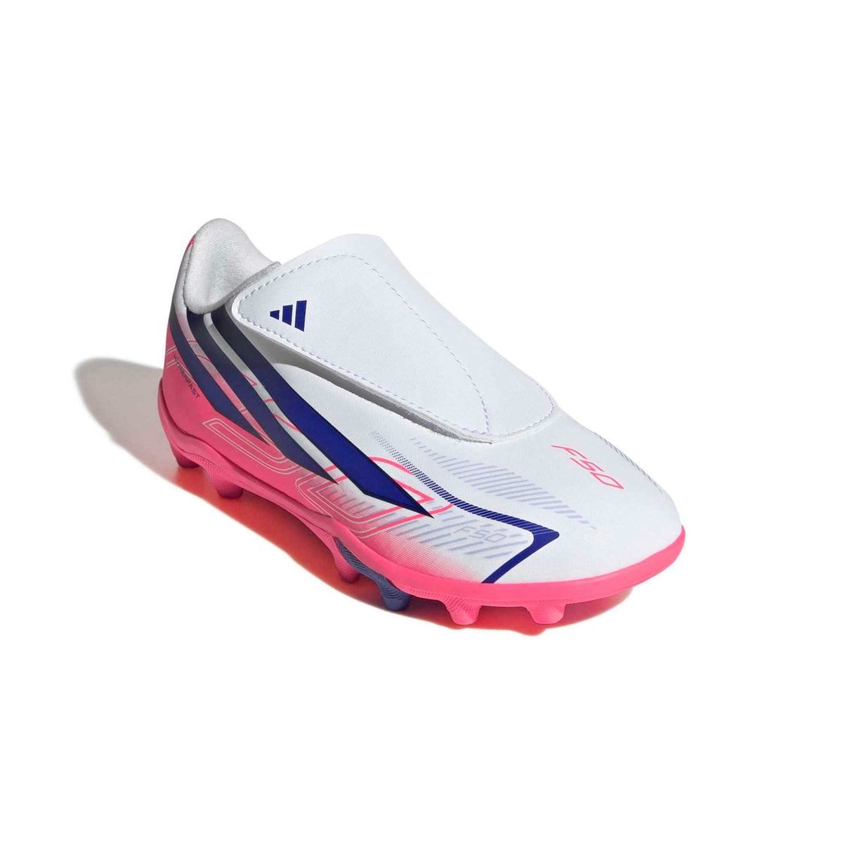 New Arrival adidas Kids' F50 Hyperfast Club Velcro Firm/Multi Ground Soccer Cleats - Chaos Vs Control (FA26)