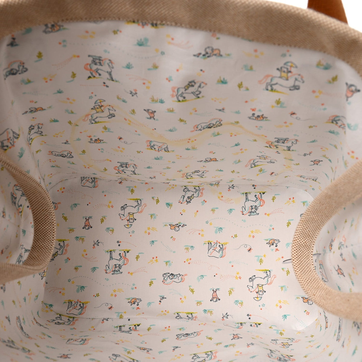 H Canvas Cabriole Nappy Bag Biscuit