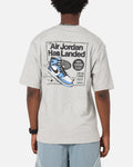 HOT Products Jordan AJ1 North Carolina T-Shirt Grey Heather/White