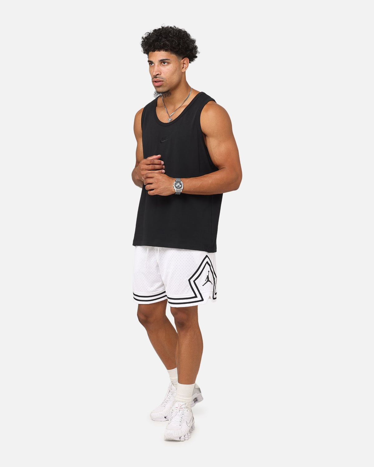 HOT Products Jordan Dri-FIT Sport Diamond Shorts White/Black/Black
